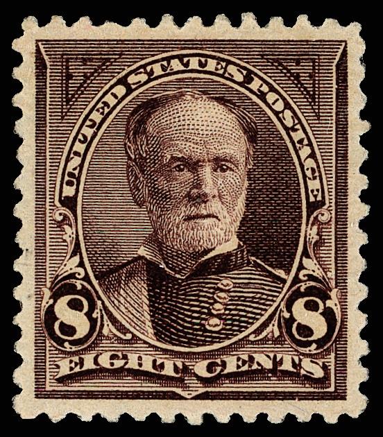 USA Scott 257 stamp scan submitted for PSE grading