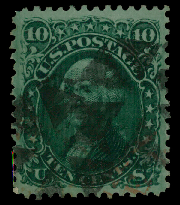 USA Scott 68a stamp scan submitted for PSE grading