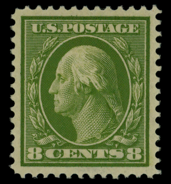 USA Scott 337 stamp scan submitted for PSE grading
